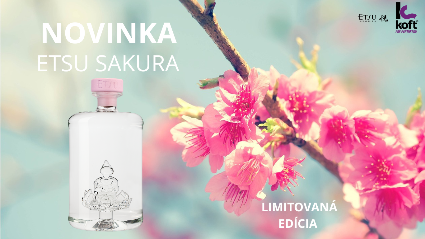 ETSU Sakura Limited Edition: Gin, ktorý rozkvitá ako sakura